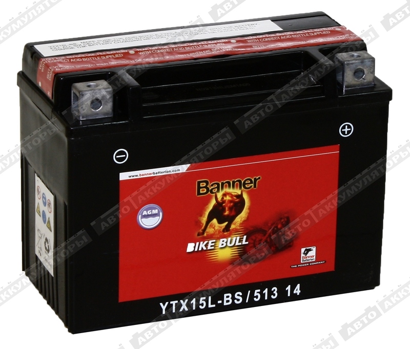 Banner Bike Bull YTX15L-BS (51314) 
