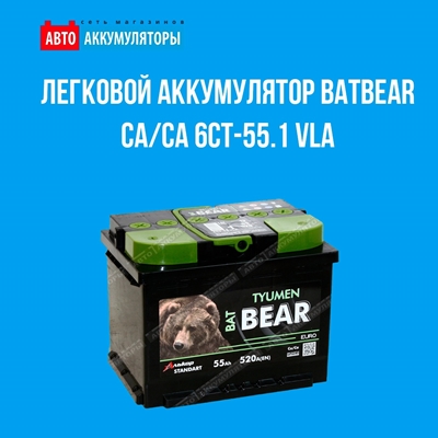 Легковой аккумулятор Batbear c длительным сроком службы Легковой аккумулятор Batbear c длительным сроком службы