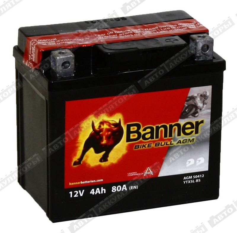 Banner Bike Bull AGM YTX5L-BS (50412)
