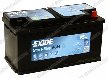 Автомобильный аккумулятор Start-Stop AGM EK950 - фото