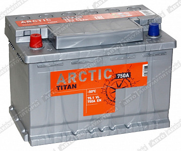 Легковой аккумулятор Arctic Silver 6СТ-75.1 VL - фото
