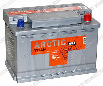 Легковой аккумулятор Arctic Silver 6СТ-75.0 VL - фото