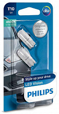 Philips W5W 12V-5W LED Vision 4500 K блистер (2шт) Philips W5W 12V-5W LED Vision 4500 K блистер (2шт)