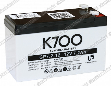 Тяговый аккумулятор GP 7.2-12 - фото Тяговый аккумулятор GP 7.2-12 - фото